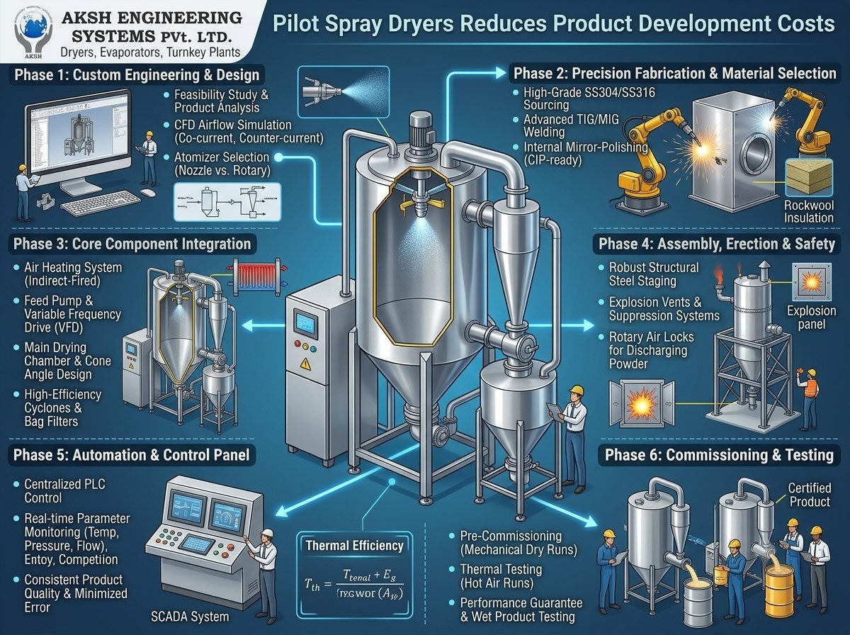 How Pilot Spray Dryers Reduce Product Development Costs