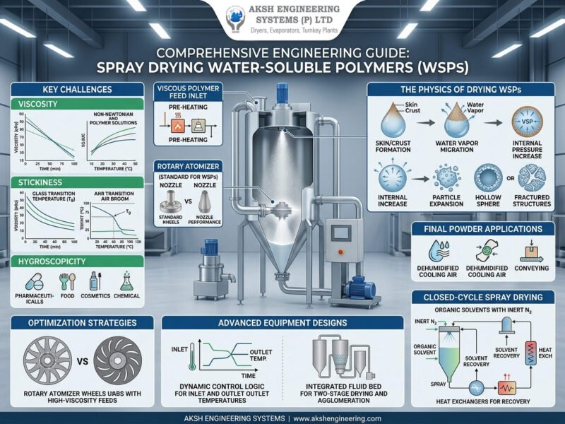 Processing Water-Soluble Polymers with Spray Drying