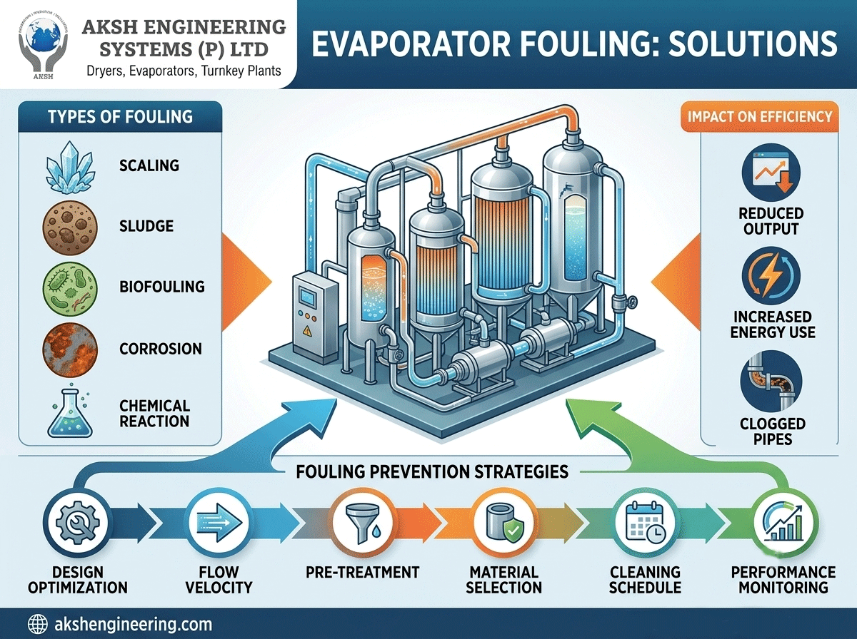 Common Evaporator Fouling Problems and How to Prevent Them