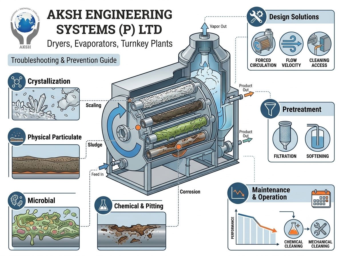Common Evaporator Fouling Problems and How to Prevent Them