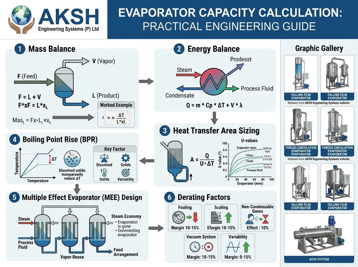 Evaporator Capacity Calculation: A Practical Engineering Guide