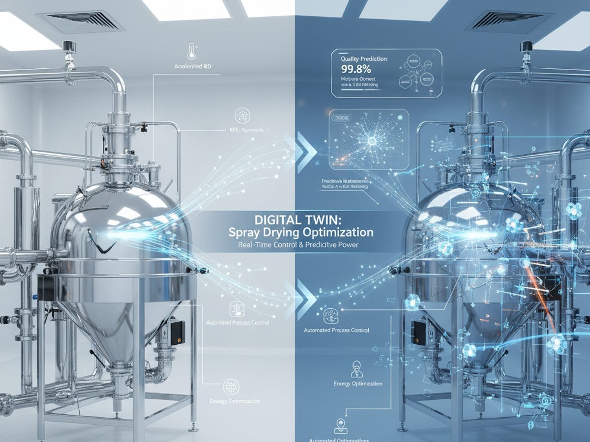 How Can Digital Twin Technology Optimize Modern Spray Drying?