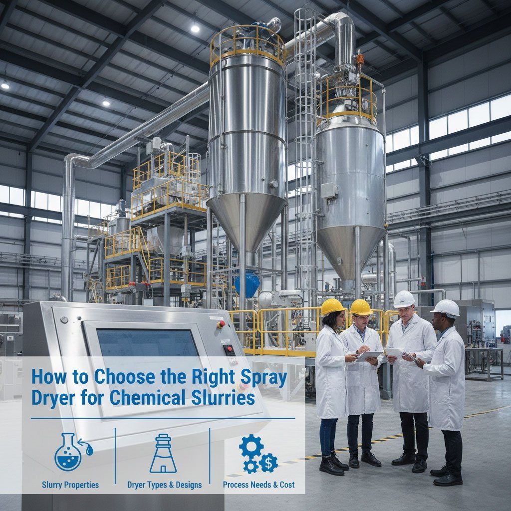 How to Choose the Right Spray Dryer for Chemical Slurries