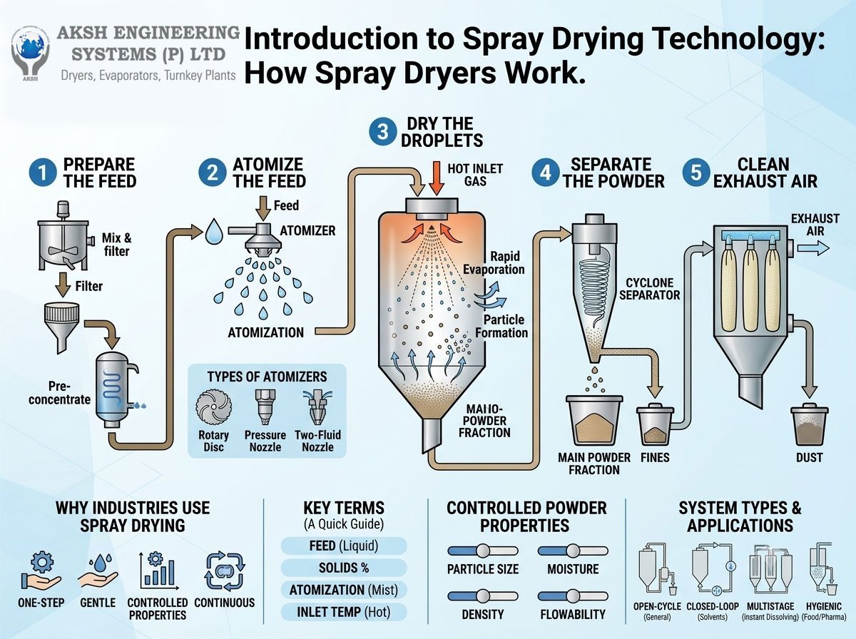 Introduction to Spray Drying Technology: How Spray Dryers Work