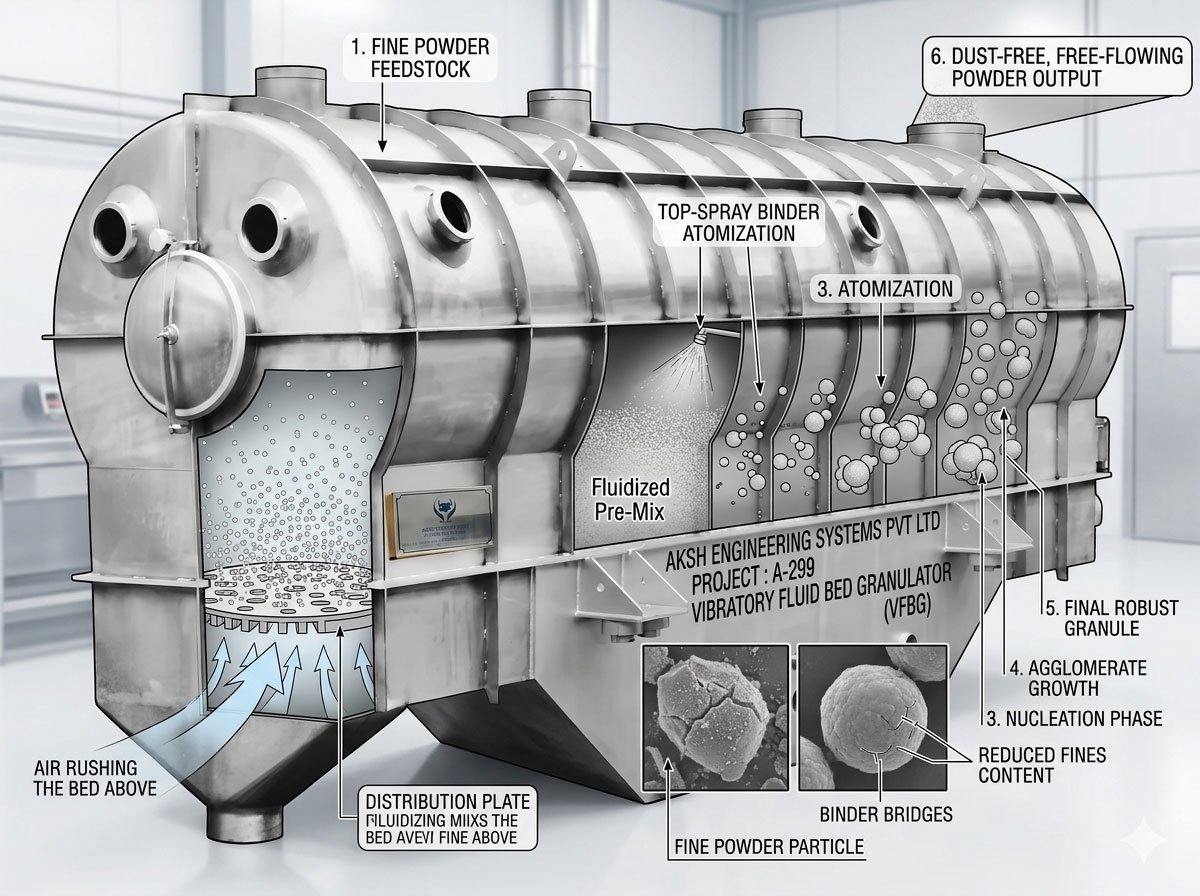 The Science of Granulation: Why Fluid Bed Dryers are Essential for Dust-Free Powders.