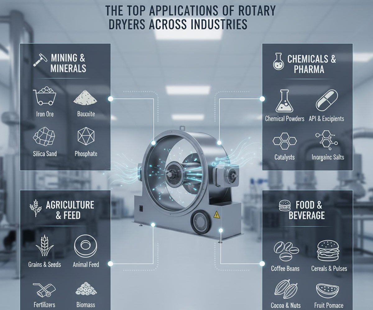 What Are the Top Applications of Rotary Dryers Across Industries?