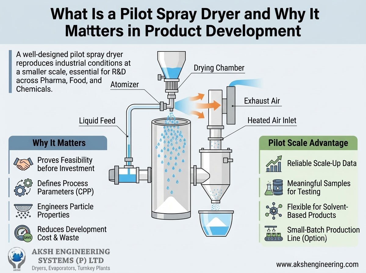 What Is a Pilot Spray Dryer and Why It Matters in Product Development