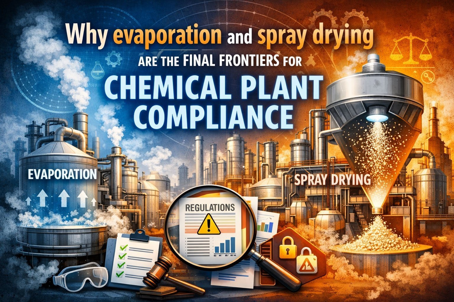 Why evaporation and spray drying are the final frontiers for chemical plant compliance.